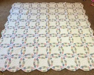 1969 Handmade Patchwork King Size Quilt Personalized