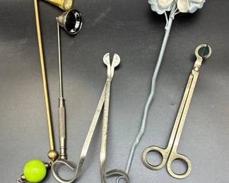 Vintage Candle Accessories Lot