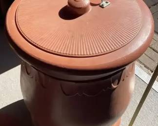 Outdoor Storage Barrel With Lid