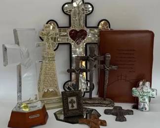 Christian Cross Decor Collection Religious Figurines Gifts