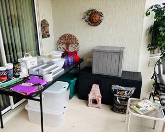 Storage boxes for all the stuff you buy at Estate Sales.