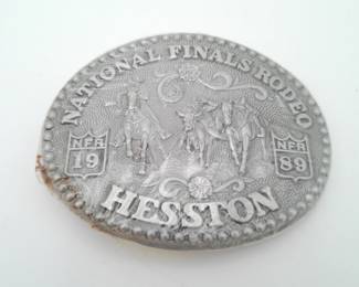 1989 National Rodeo Belt Buckle NEW
