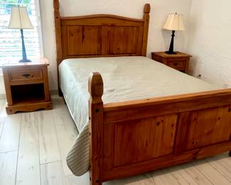 Vintage Pier 1 Rio Grande Wood Bedroom Set