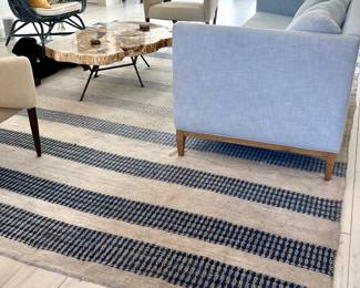 Serena & Lily Cooke Rug This is a high-performance, handwoven rug designed for both indoor and covered outdoor spaces. Dimensions: 14’x11.3’