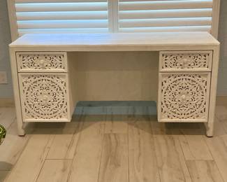 Handcarved Lombok Executive Desk from Anthropologie