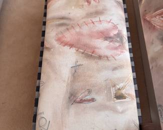 Sticks & Objects Art & Furniture Upholstered Bench. Measures 58" W x 24" D with 18" Seat Height. Photo 3 of 5. 