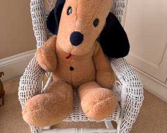 Vintage Animal Fair Henry Dog Plush Toy. 