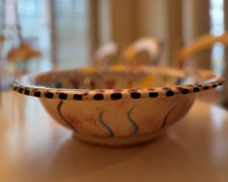 Rosie Bowl. Measures 14" D x 4" H. Photo 2 of 3. 