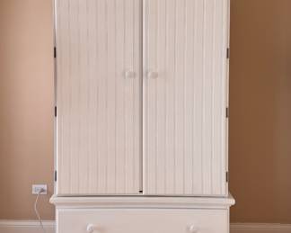 Crate & Barrel Armoire / Media Cabinet. Measures 42" W x 25" D x 46" H. Photo 1 of 3. 