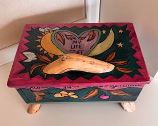 Sticks & Objects Jewelry Box. Measures 13" x 9" x 9" H. Photo 1 of 3. 