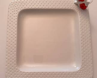 Nora Fleming Valentine's Day Platter. Measures 11"  x 11". Photo 2 of 3. 