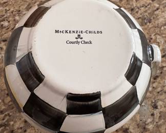 MacKenzie-Childs Courtly Check Enamel Vase - 3 Available. Each Measures 6.5" H. Photo 2 of 2. 