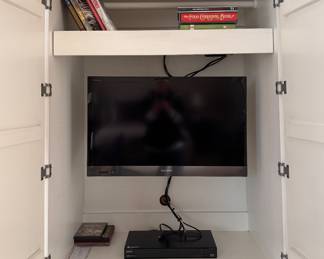 Crate & Barrel Armoire / Media Cabinet. Measures 42" W x 25" D x 46" H. Photo 2 of 3. 