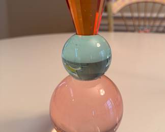 Colored Glass Candle Holders. Photo 5 of 6. 