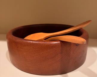 Teak Salad Bowl. 