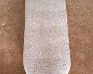 Boucle Channel Upholstered Storage Ottoman. Measures 45" W x 18" D x 18" H. Photo 2 of 3. 