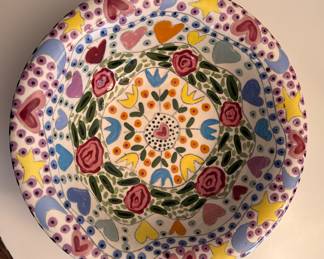 Rosie Bowl. Measures 14" D x 4" H. Photo 1 of 3. 