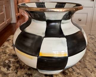 MacKenzie-Childs Courtly Check Enamel Vase - 3 Available. Each Measures 6.5" H. Photo 1 of 2. 