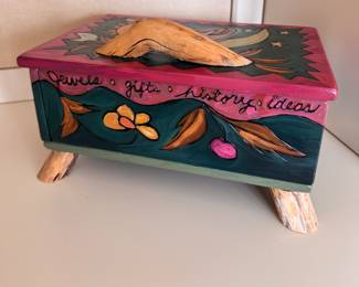 Sticks & Objects Jewelry Box. Measures 13" x 9" x 9" H. Photo 2 of 3. 