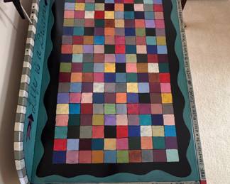 Sticks & Objects Art & Furniture Desk & Chair Set. Measures 42" W x 28" D x 29.5" H. Photo 5 of 9. 