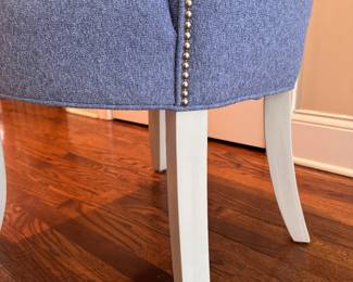 Set of 4 Dining Chairs with Nailhead Trim. Photo 3 of 4. 