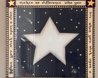 Sticks & Objects Framed Art. 