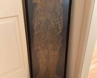 knight brass rubbing 