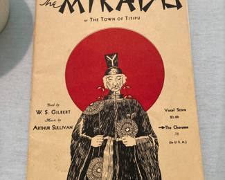 The Mikado musical score