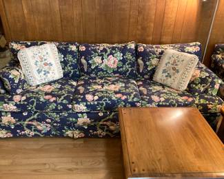 Asian-themed sofa