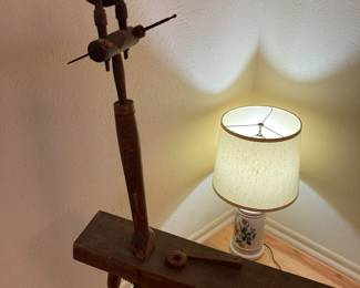 completely hand-carved hickory