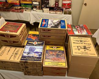 NIB Texaco diecast airplanes, vehicles, and boats