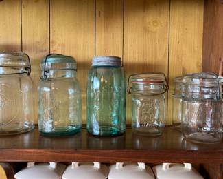 vintage jars