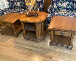 Ethan Allen matching occasional tables