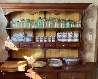 beautiful open hutch