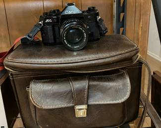 vintage Canon A-1 camera 