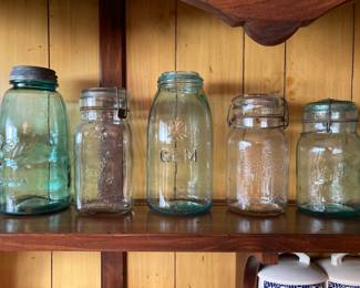 vintage jars