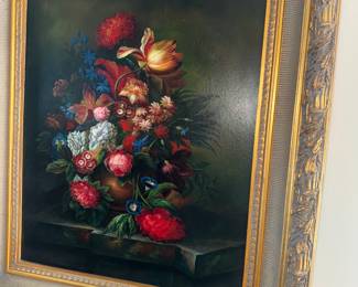 Gorgeous still life, signed RAMONTE  or Ramont