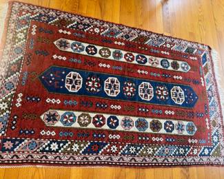 Caucasian Kazak rug geometric design
