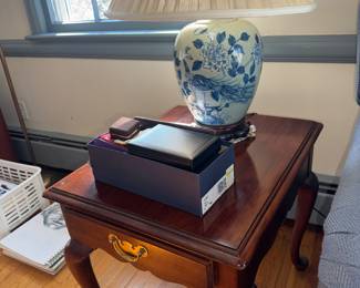 Pair Virginia Galleries Henkel Harris furniture Side Tables