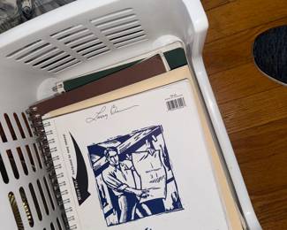 Sketches labeled Larry Brennan