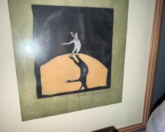 Christine Brennan not numbered, original art