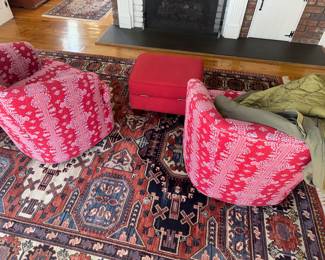 Matching (Gorgeous!) Greenbaum accent chairs mint condition