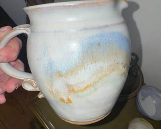 Beautiful pottery vessels, some signed, some home grown 