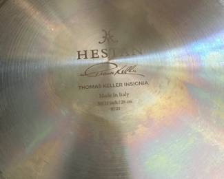 S44 - $350. 3 Pc Hestan Pans. Thomas Keller Insignia 8.5", 11", 12.5". Non Stick.