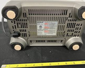 S5 - $225. Wolf Gourmet 2 Slice Extra Wide Slot Toaster. Model #WGTR102S.