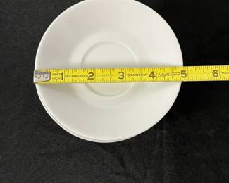 S28 - $1,150. Apilco Porcelain White. Made in France. Complete Service for 8 in Excellent Condition. (William Sonoma retail is just over $2000.)