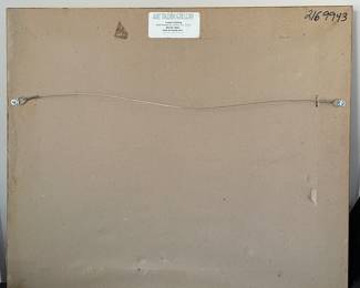 K24 - $125. Framed print of “The Flowers” by Alphonse Mucha. Art Nouveau 4 panel design with carnation, lily, rose, iris. Heavy solid wood gold frame. Measures 27”w x 23”t.