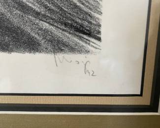 K25 - $150. Black and white horse art. Limited Edition print signed/numbered. Measures 27.5”w x 21.5”t.