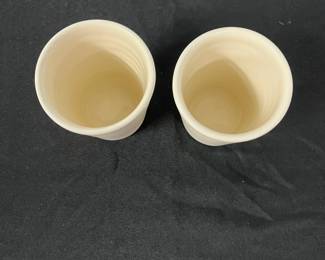 S22 - $125. 5 Pc Bauer Pottery. 3 Beer Stein 16oz. 2 Tumblers 12oz. All are in excellent, like new condition.