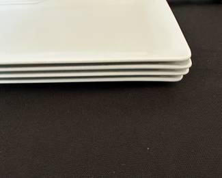 S34 - $150. Set of 5 Apilco Zen Porcelain Platters. All in excellent condition. 4 - Small: 11 3/4" x 4 3/4".
1 - Large: 15 3/4" x 8 1/2".
Made in France.